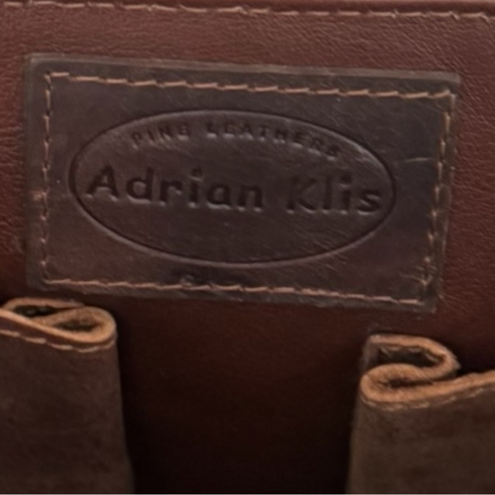 Adrian Klis 2482 Leather Messenger Bag - Picture 5 of 11